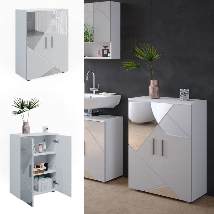 Meubles de salle de bain, Blanc 37.2 x 192 cm | Maisons du Monde