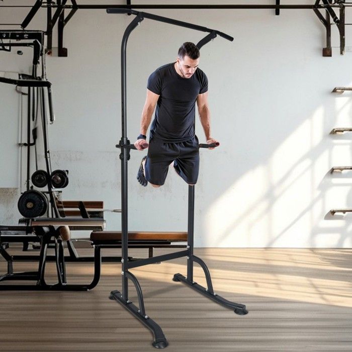 Barre De Traction Adjustable SOGESHOME, De 165 à 210 Cm, Supporte Jusqu'à 300 Kg, Pour Musculation à La Maison