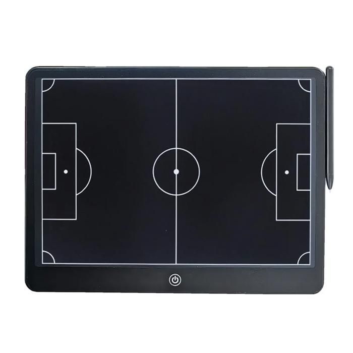 Tablette d'écriture LCD pour adultes, 16 pouces, planche tactique de football, planche d'entraînement de basket-ball, entraîneurs de football, presse-papiers, stratégie LCD Tablette d'écriture LCD pour adultes, 16 pouces, planche tactique de football, planche d'entraînement de basket-ball, entraîneurs de football, presse-papiers, stratégie LCD