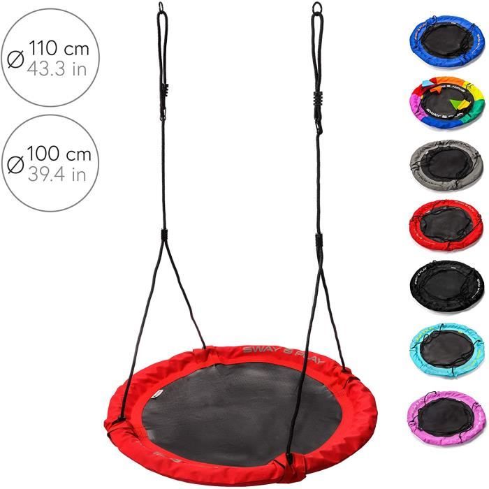 Balançoire de jardin pour enfants - Pour l'extérieur et l'intérieur