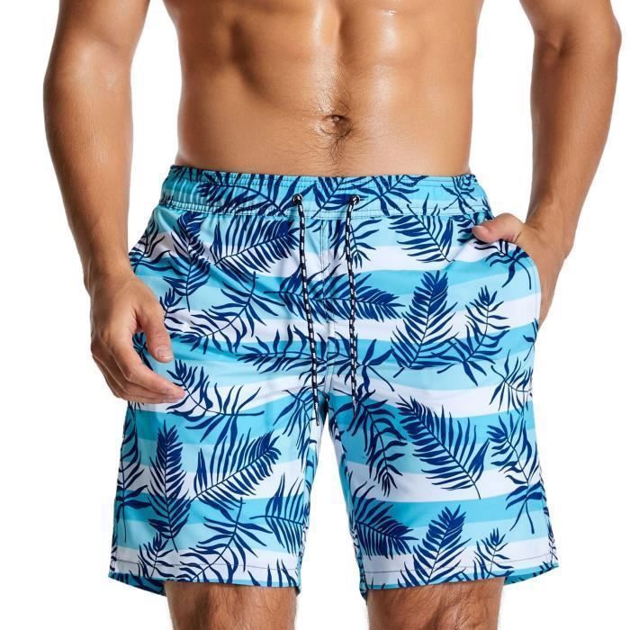 Shorts de Bain Homme Marque Modèle Imprimé Séchage Rapide