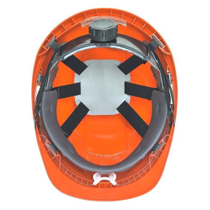 Portwest Casque Endurance Avec Visière Rétractable Blanc PW55WHR - Protection Confortable Et Légère