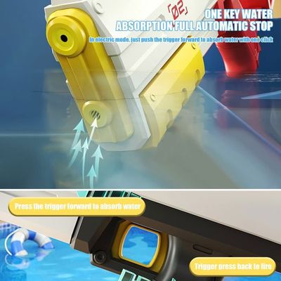 Pistolet à Eau électrique Automatique 450ml - Portée 8m, Recharge USB - Absorption Automatique Ou Manuelle - Pour Enfants Et Adultes - Noir