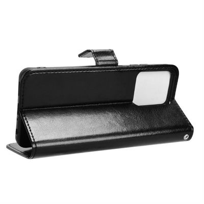 Étui Portefeuille En Cuir Pour Blackview Oscal C70 – Housse Rabat Avec Cartes & Billets – Magnétique – Noir
