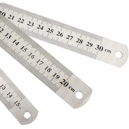 Set De 8 Règles 15 Cm - Droit, Triangle, Ondulé, Vert - Uxcell