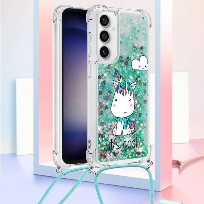Housse IPhone 13 Transparente Avec Porte-Cartes Et Lanière - Protection Anti-Choc + Cordon Réglable