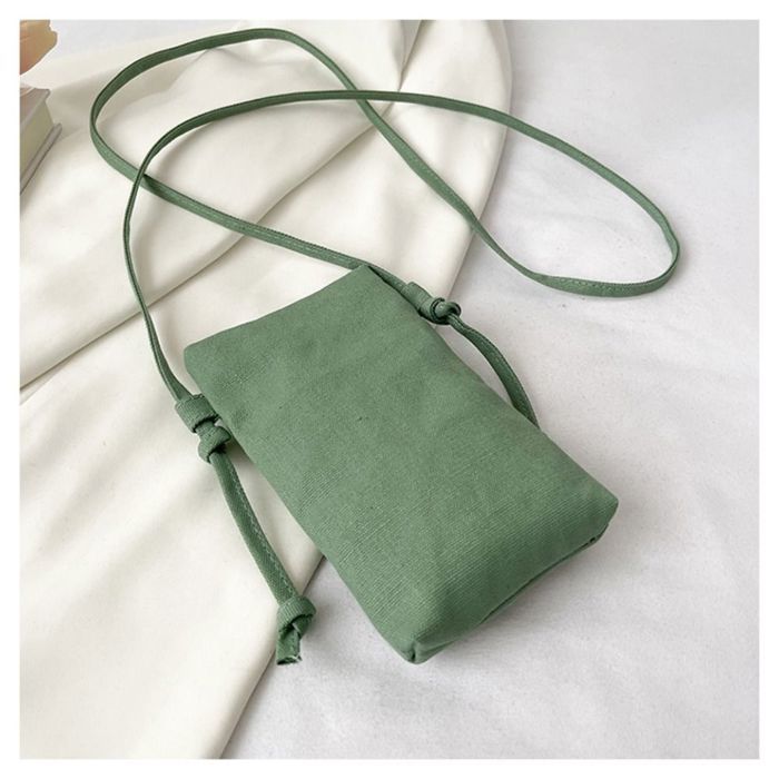 Sac à bandoulière en toile pour téléphone portable, sac
