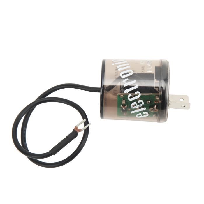 Relais Clignotant LED Réglable 12V/24V - 3 Broches Pour Moto Et Voiture - Résout Clignotement Rapide - 10