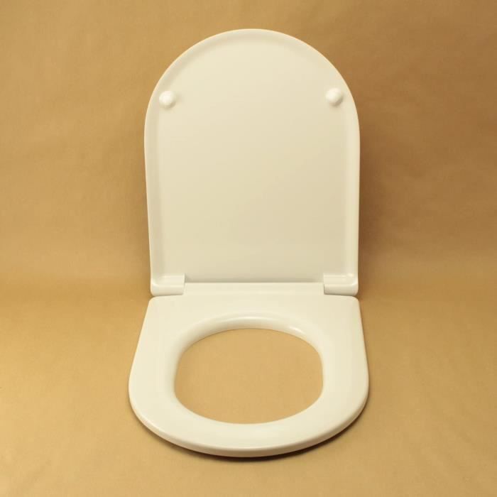 Abattant wc pour sanindusa jade blanc thermodur charniere inoxydable normale ou ralentie soft close Cdiscount Bricolage