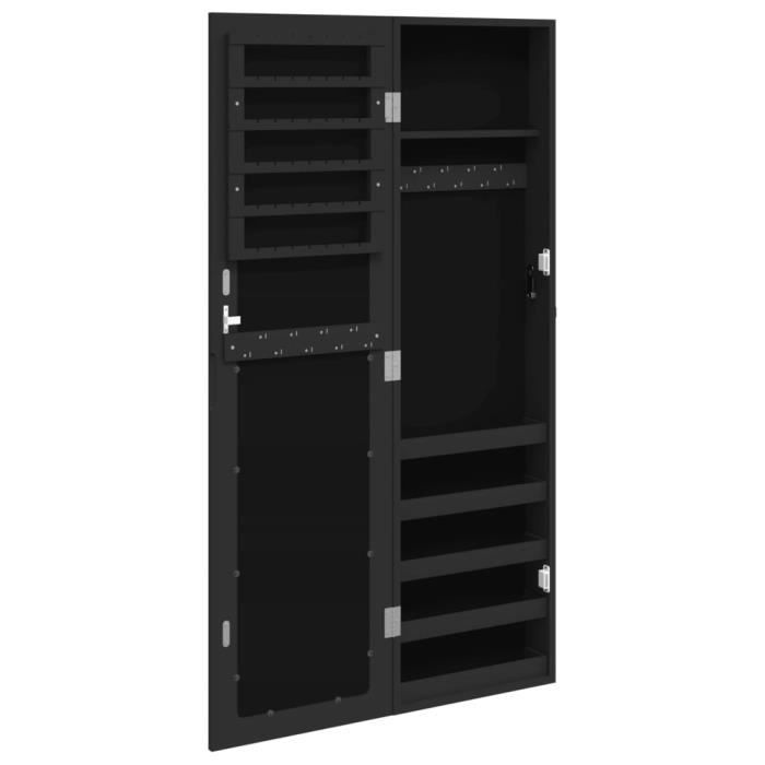 vidaXL Armoire à bijoux avec miroir mural blanc 30x8,5x67 vidaXL Armoire à bijoux avec miroir mural blanc 30x8,5x67