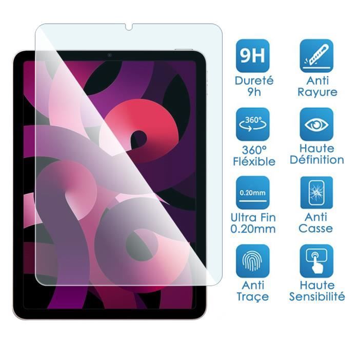 Protection en Verre Trempé pour Apple iPad Air 10.9' (5e Gen