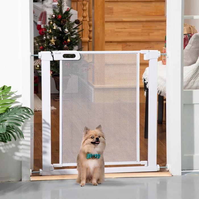 Barrière Haute Pour Chat - Adaptable Aux Grandes Portes Jusqu'à 250 Cm - Sans Perçage