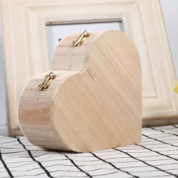 Boîte à Bijoux Vintage En Forme De Cœur - Occasion, Parfaite Pour Rangement