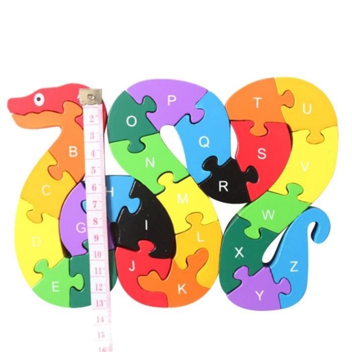 Puzzle en Bois Enfant - Animaux - 12 pièces - Jouet éducatif pour garçons  et filles - Cdiscount Jeux - Jouets