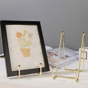 Juibao Lot De 2 Supports En Bois Naturel Pour Assiettes, Chevalets, Livres Et Cadres Photo - Présentoirs Décoratifs Élégants