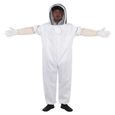 Apiculture professionnelle Gants de costume de protection apiculteur protéger l'équipement combinaison XXL-0