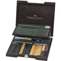 FABER-CASTELL Coffret Crayon Pitt Monochrome assortiment