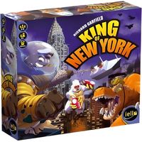 Jeu de société King of New York - IELLO - Version française - Pour 2 joueurs ou plus - Durée du jeu: 30 min