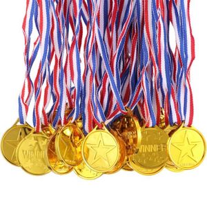 Metal Blank Médailles Trophée RIBBON WINNER bronze or argent journée sportive Natation