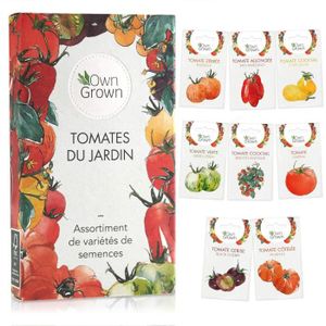 GRAINE - SEMENCE Kit de graines de tomates: lot de 8 variétés de se