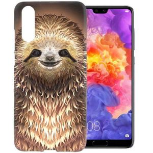 Coque Huawei P20 En Gel TPU Souple - Motif Flamant Rose - Protection Anti-Choc
