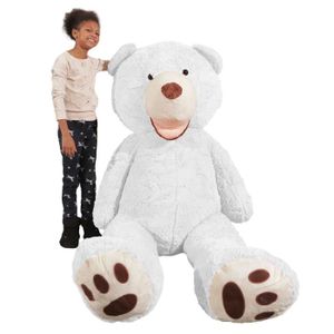 nounours géant blanc