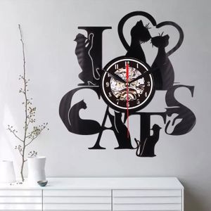 Photo Art Vinyle Horloge murale decor fait main 1606 