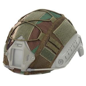 ACCESSOIRE CASQUE YZ1379WL - Housse de casque de chasse tactique Airsoft, CS Wargame Sport, couvre casque de chasse