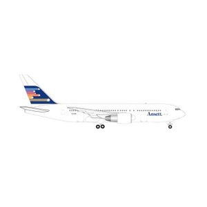 AVIATION Avion miniature monté Herpa - Boeing 767-200 ANSETT AIRLINES - Blanc - Planes