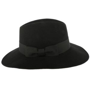 Grand chapeau noir femme Clearance