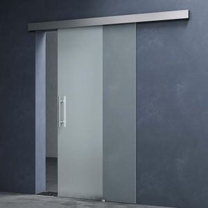 PORTE COULISSANTE Mai & Mai Porte coulissante opaque en verre ESG de