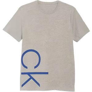 T-SHIRT Calvin Klein  Side Logo T-Shirt Homme Gris