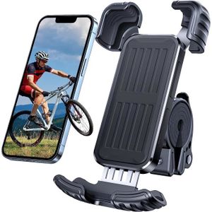 SUPPORT VELO + HOUSSE ETANCHE UNIVERSELLE POUR SMARTPHONE TAILLE XXL (MAX  6.5 - 185 x 110mm)