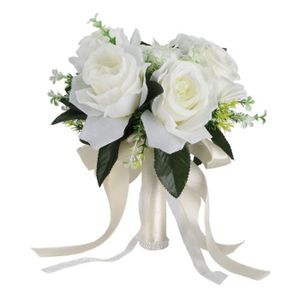 BOUQUET MARIÉE TISSU Shipenophy Faux bouquet de mariage Bouquet de mari