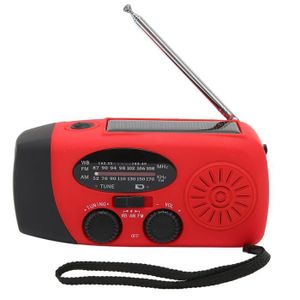 RADIO CD CASSETTE YOSOO Radio portable Dynamo à manivelle solaire d'