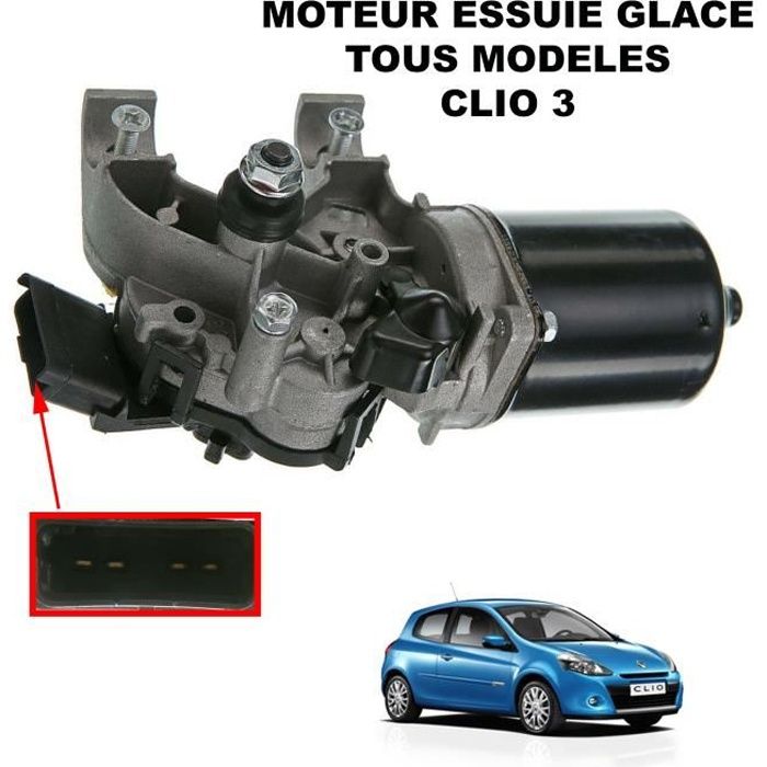 Bras Balai d'Essuie Glace Arrière pour Renault Clio III 2005 à 2014 -  7700433319