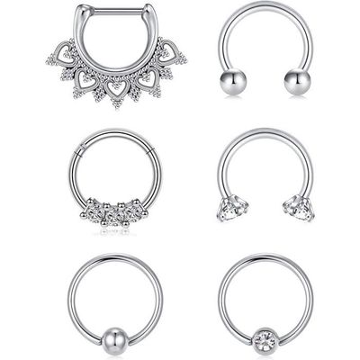 50 Boules De Piercing CRDIFU 3mm Acier Inoxydable 16G - Pour Lèvre, Tragus, Remplacement Bijoux