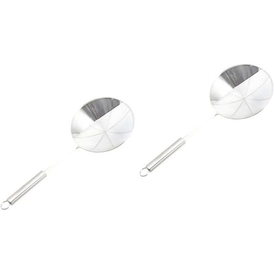 2 Pièces Crochet Hot Pot Acier Inoxydable - Passoire Louche Pour Marmite Électrique, Fondue Et Plats à Table