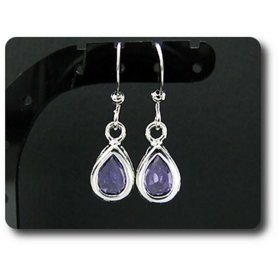Boucles D'oreilles Améthyste Plaqué Or 18K - Le Bijou Français, Clous - Neuves Avec étiquettes