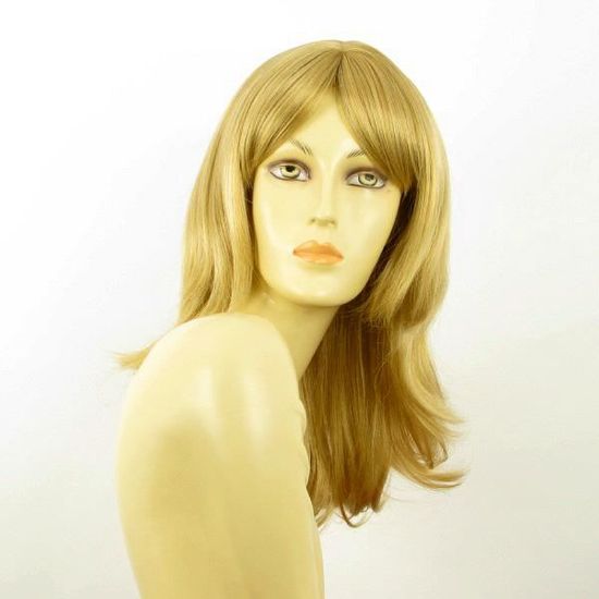 Perruque Synthétique Mi-longue SOANNE F27613 - Blond Foncé Méché Blond Clair - Bonnet Moyen - Neuf Avec étiquettes