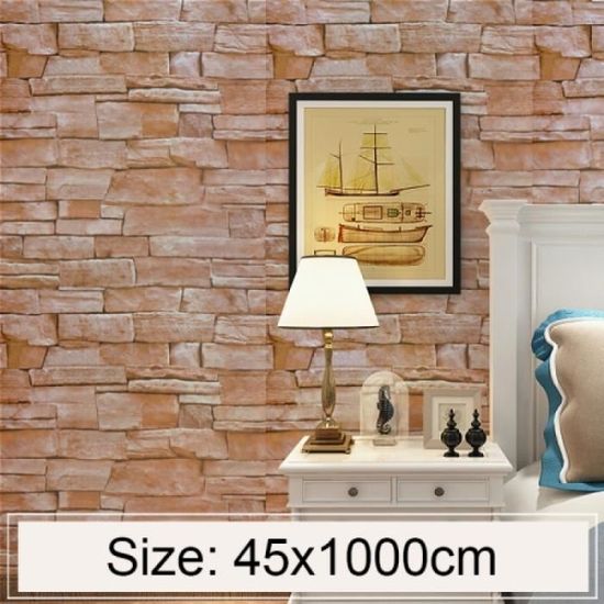 Objet De Decoration Murale Ardoise Creative 3d Pierre Brick Decoration Autocollants Papier Peint Chambre Salon Mur Etanche Achat Vente Objet Decoration Murale Cdiscount
