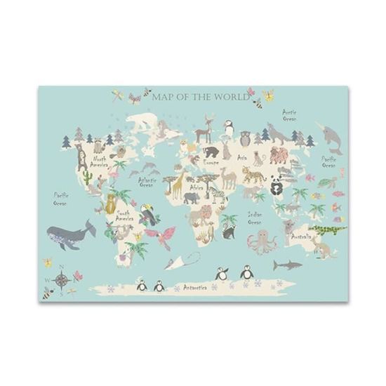 Puzzle La Carte du Monde pour enfants de 4 ans – Maison Puzzle
