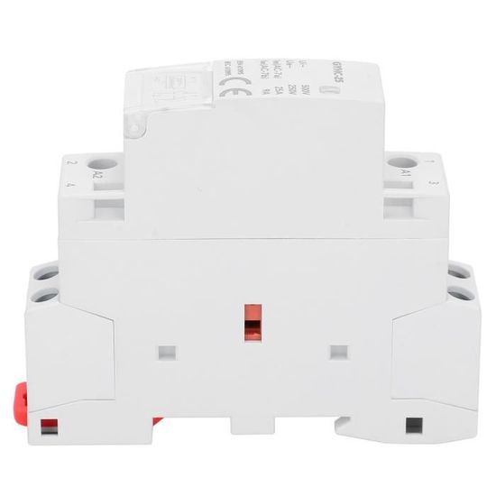 Contacteur Modulaire AC NCH8 - Courant 20A à 63A - 2 Pôles, 1 Phase - Tension Bobine 400V - Pour Montage Sur Rail DIN
