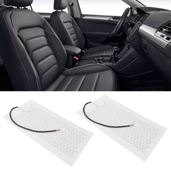 Coussin Chauffant Siège Auto 12V - 2 Niveaux De Chaleur - 48x97 Cm - Pour Voiture, Camion, Camping-car