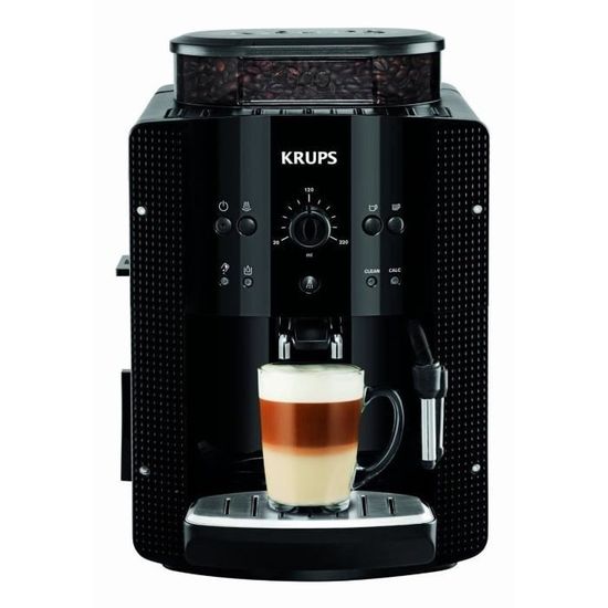 Machine à café Espresso Broyeur - KRUPS - EA8108 - Noir