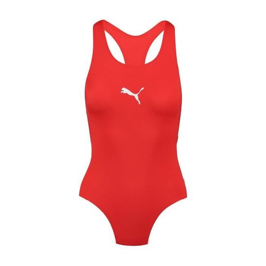 Maillot de bain Puma Classic Racerbac Rouge Femme 100000068-002 T:S C ...