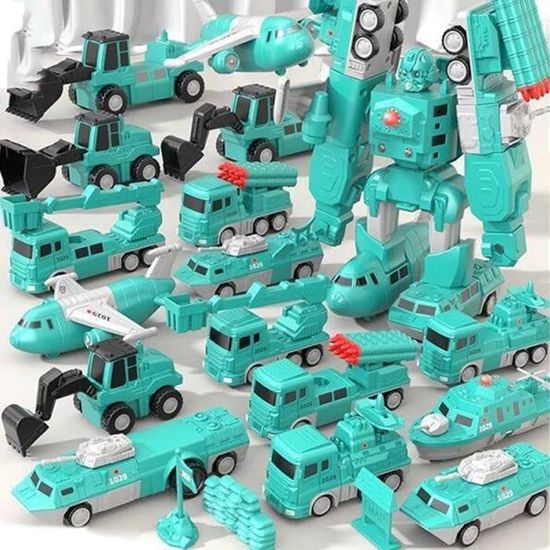 Lot de 6 Mini Voitures Modèles Ingénierie pour Enfants