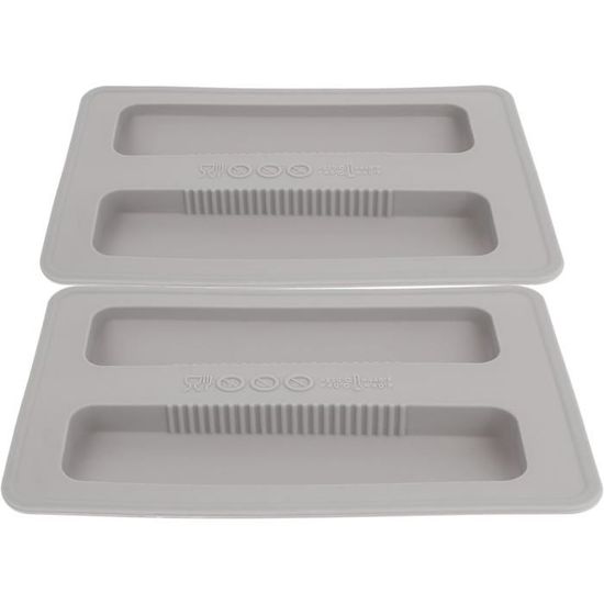 2 Couvercles En Silicone Pour Grille-pain - Protection Anti-poussière 15,9x10,5cm - Noir - Facile à Nettoyer