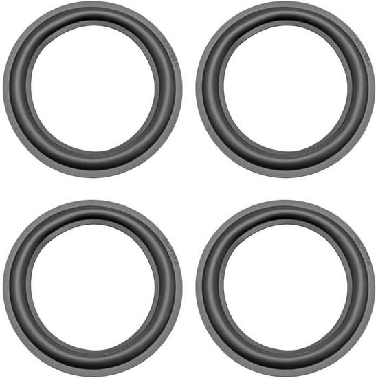 Noir 6 Pouces EVA Mousse Audio Haut-Parleur Bord Surround Anneaux Remplacement Pièces Pour Haut