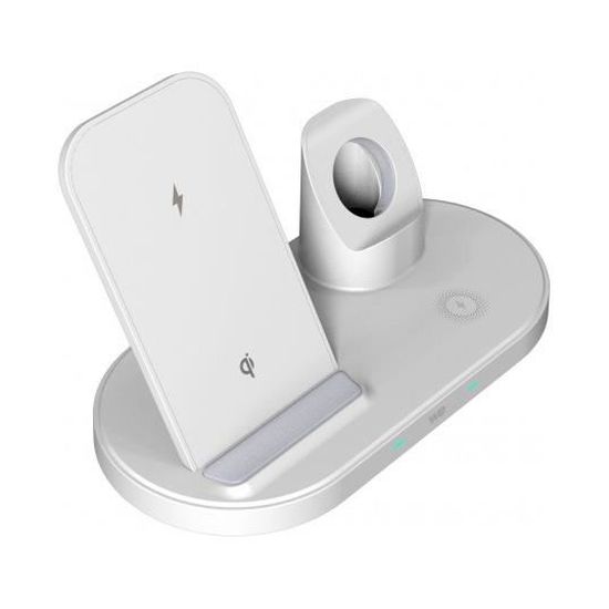 Station De Charge Intelligente 5 Ports USB 60W – LVSUN – Compatible Qi – Blanc